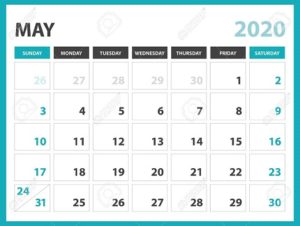 long weekend holidays 2020 May