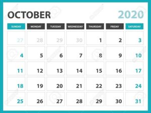 october 2020 holidays