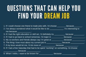 Finding your dream job