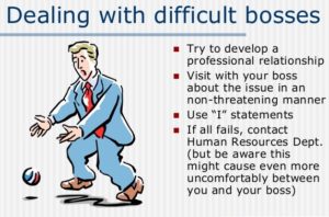  work with difficult bosses