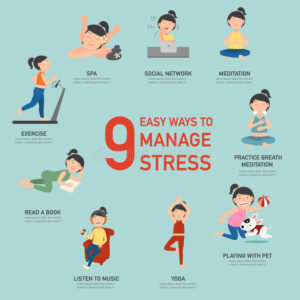 What are the best and healthy ways to reduce office stress and frustration